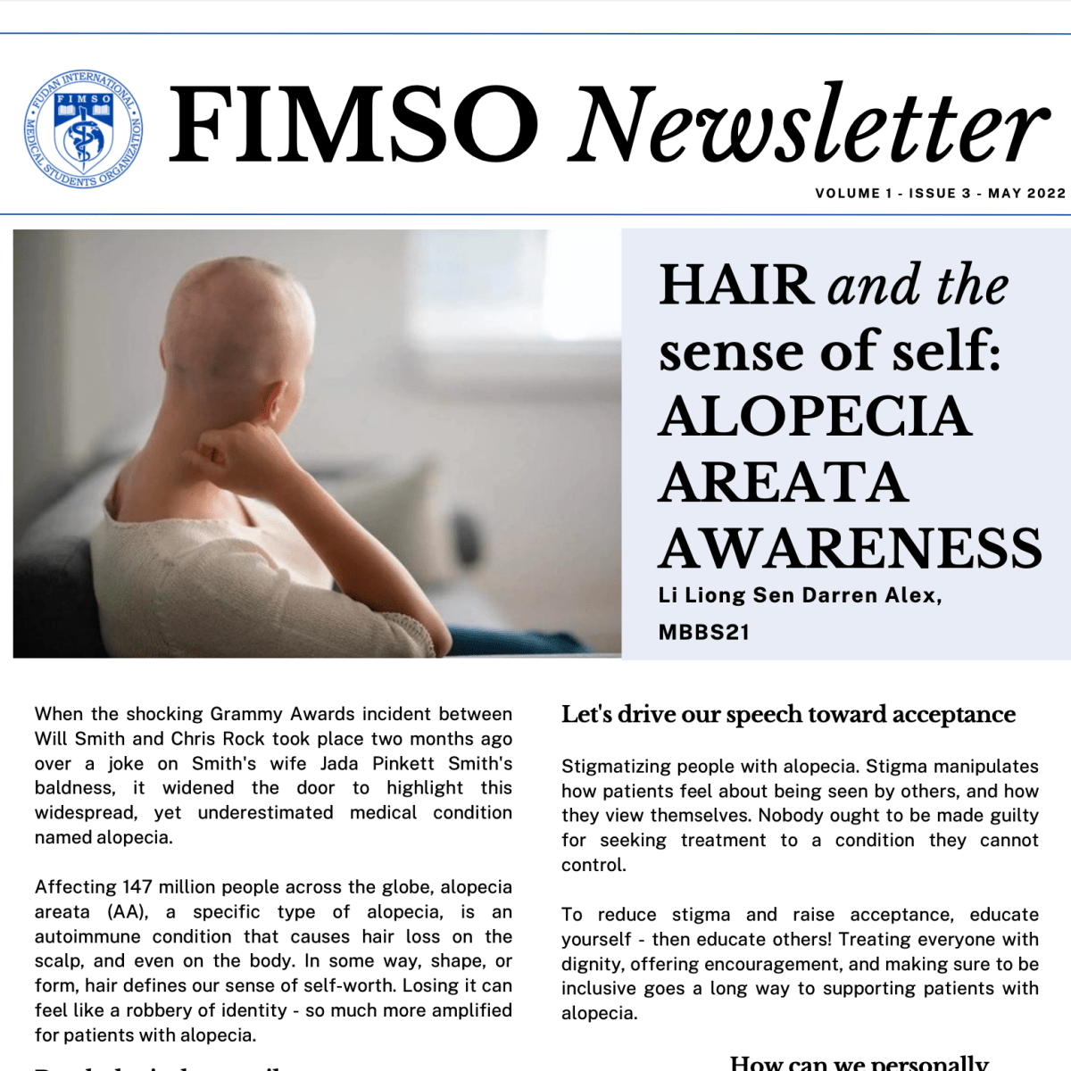 Hair and the Sense of Self: Alopecia Areata&nbsp;Awareness